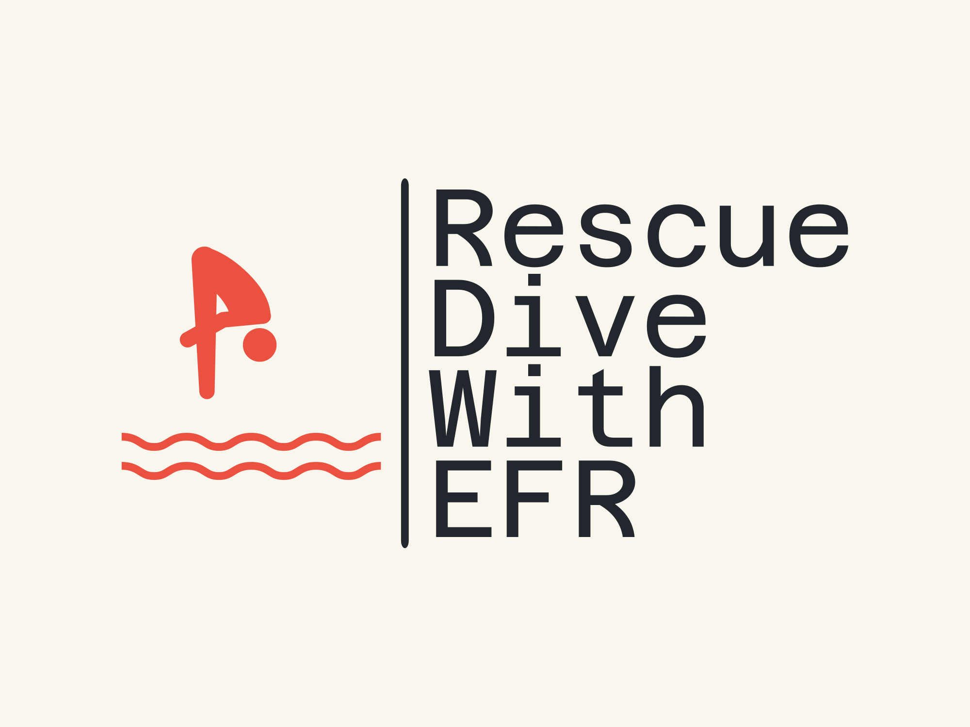 Rescue Diver with EFR practice scenario at the surface